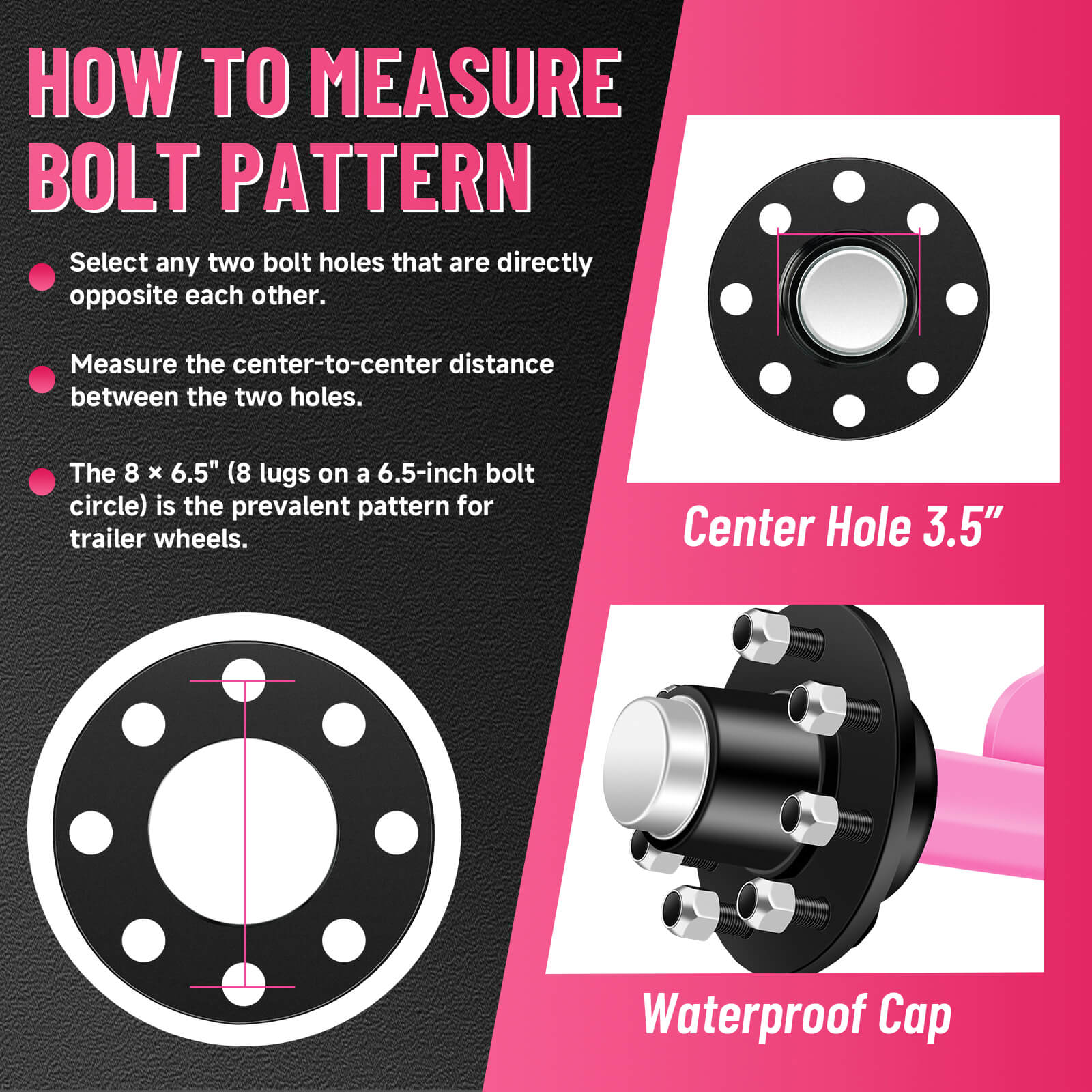 Shipping Container Wheels 8-Lug Wheels Kit (2-Pack)