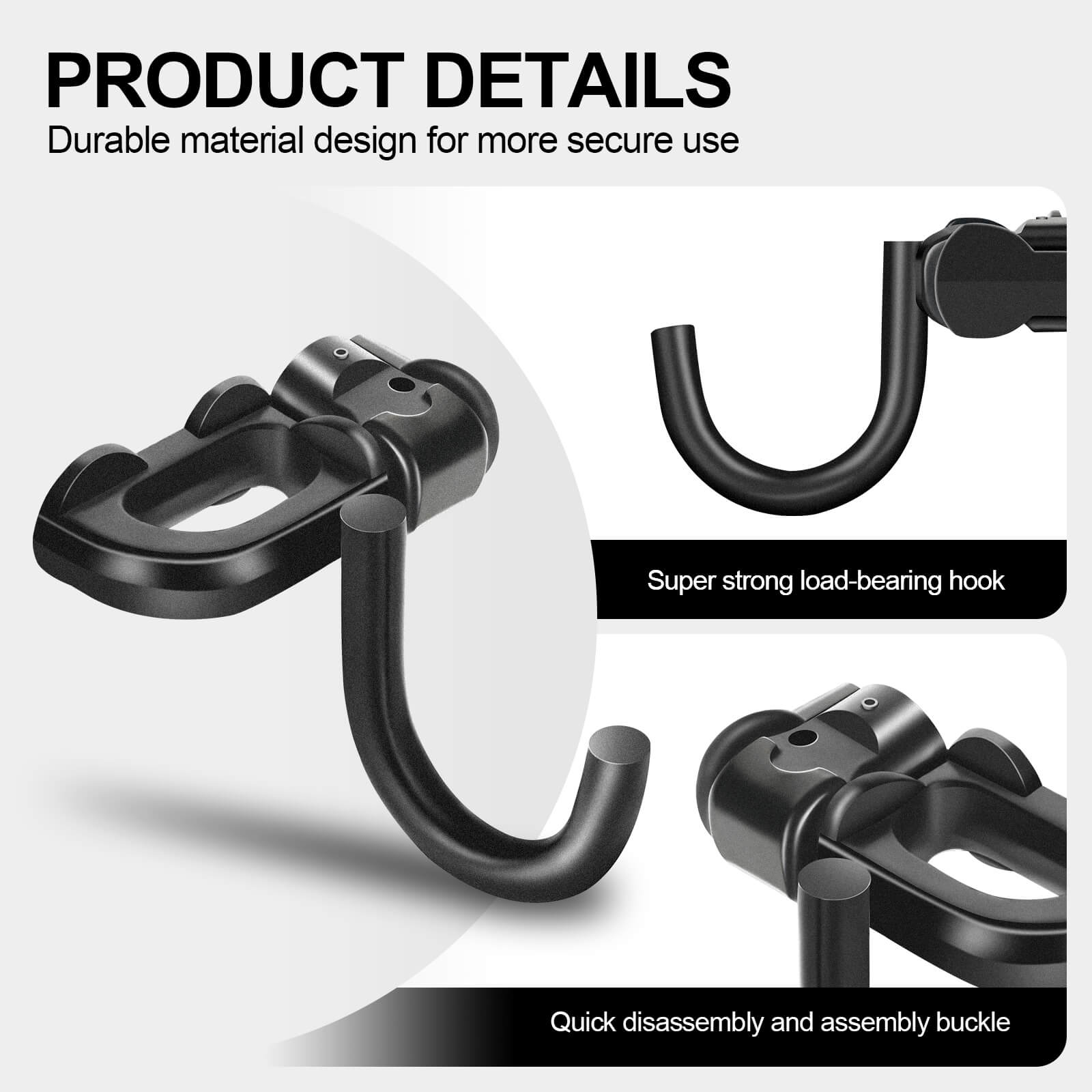 L-Track Hook Double Stud Tie Down Fitting