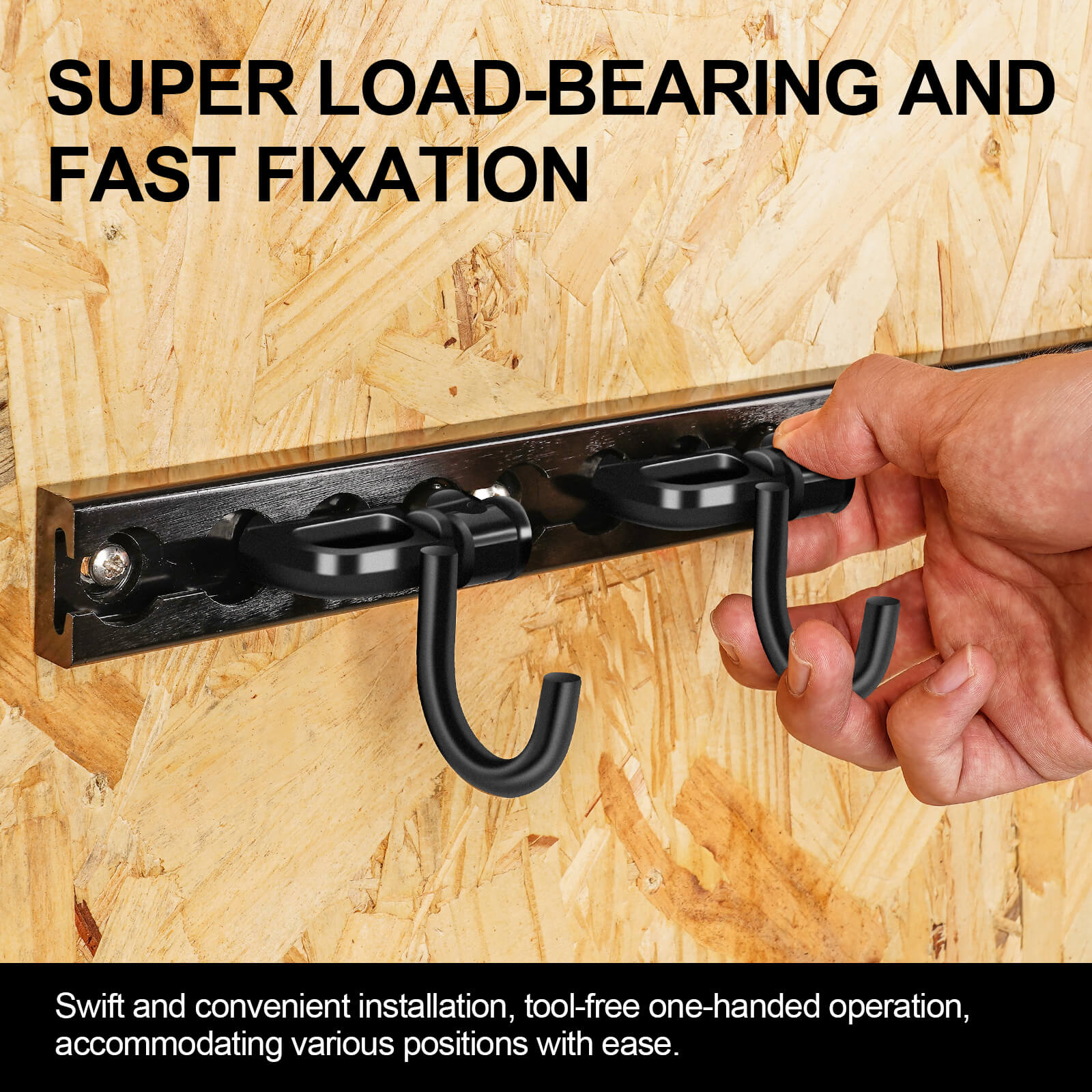 L-Track Hook Double Stud Tie Down Fitting