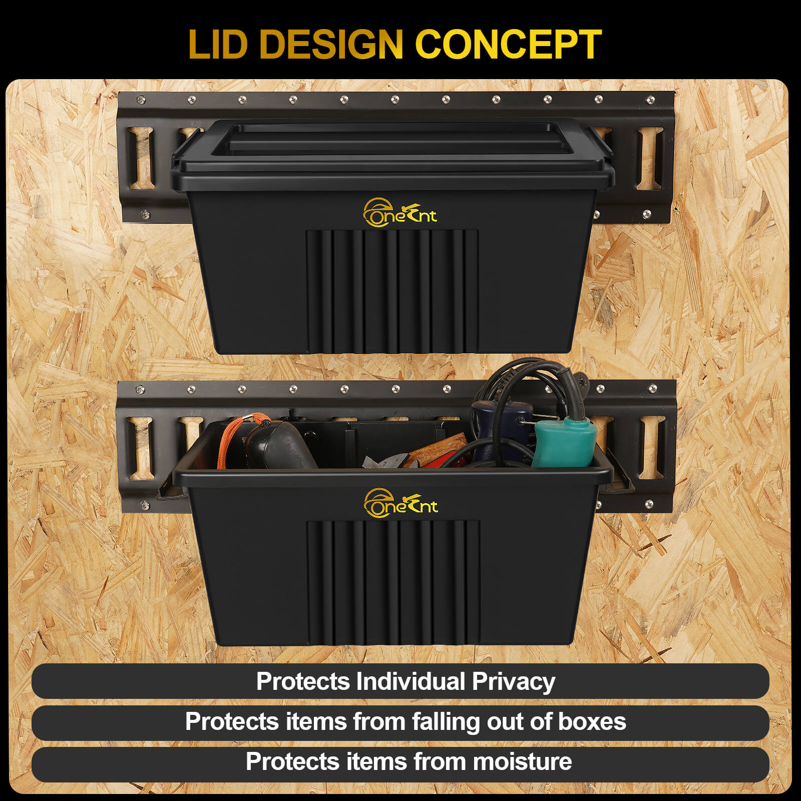 E-Track Storage Bin for E-Track Systems