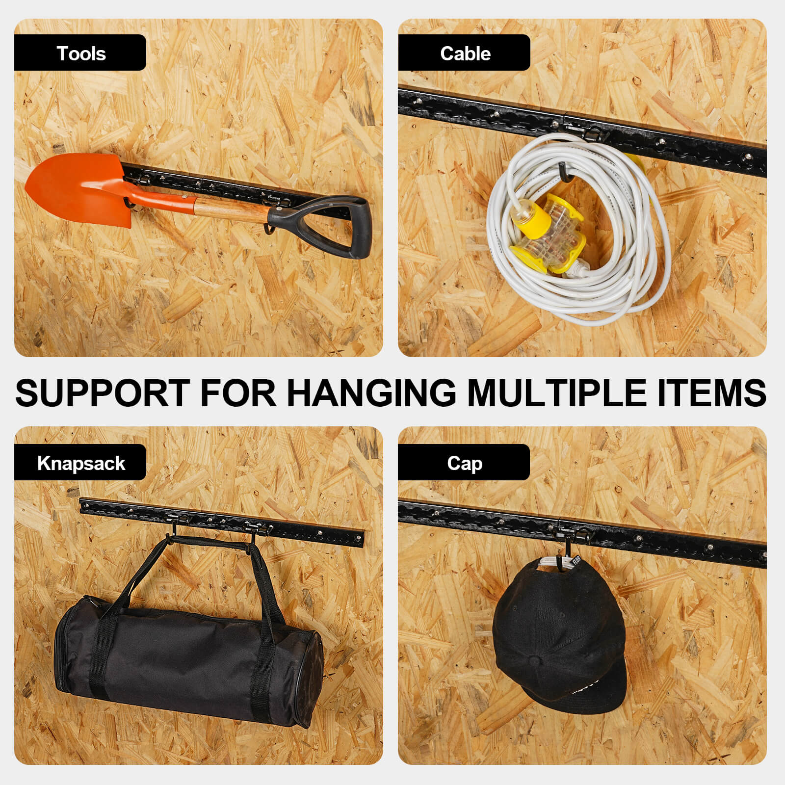 L-Track Hook Double Stud Tie Down Fitting