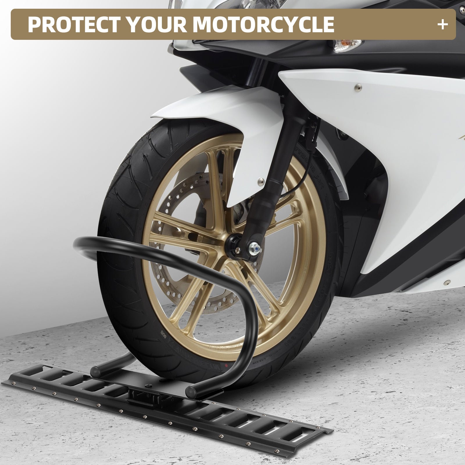 2 Pack E-Track Wheel Chock & Strap Kit|E Track Motorcycle Wheel Chock for Trailers for etrack system