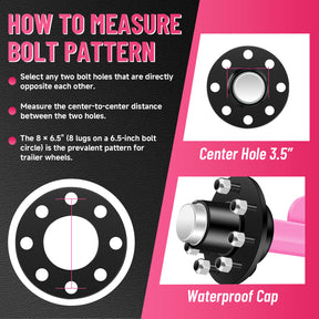 Shipping Container Wheels 8-Lug Wheels Kit (2-Pack)