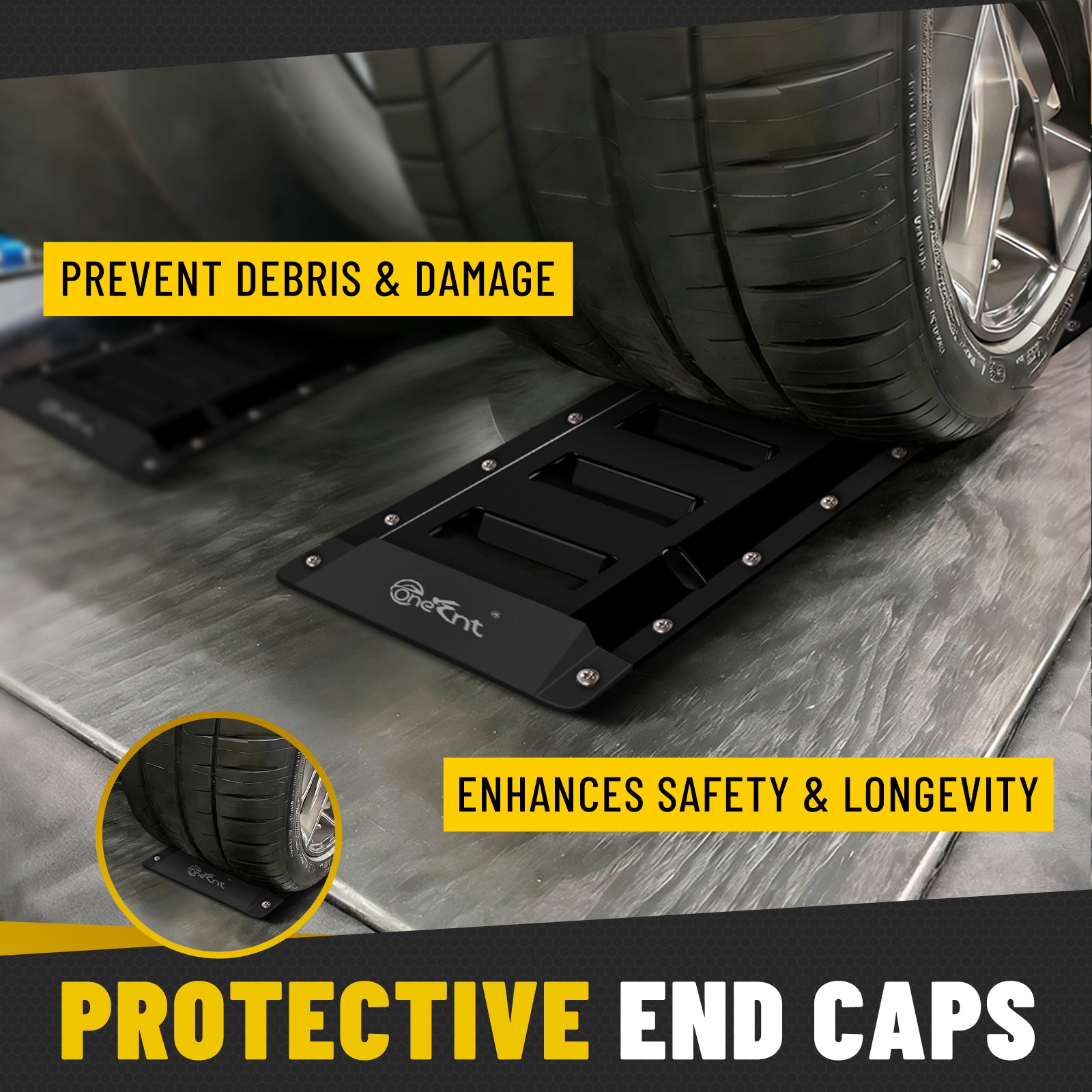 E-Track Tie-Down Rail Kit – Heavy-Duty (4) 5ft E-Track Rails, (4) 2" x 10' Ratchet Straps, 4 V-Ring Tie-Offs, 8 O-Ring Anchors & 8 End Caps for Cargo, Trailers, Trucks, Vans & Motorcycles