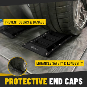 E-Track Tie-Down Rail Kit – Heavy-Duty (4) 5ft E-Track Rails, (4) 2" x 10' Ratchet Straps, 4 V-Ring Tie-Offs, 8 O-Ring Anchors & 8 End Caps for Cargo, Trailers, Trucks, Vans & Motorcycles
